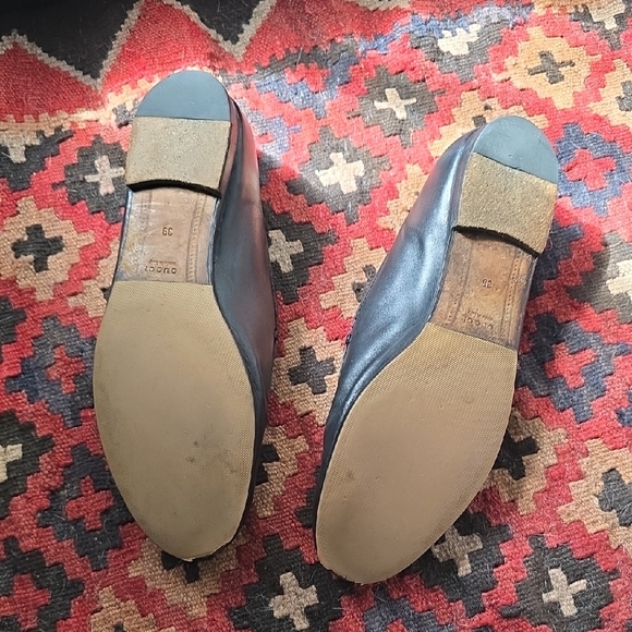 Gucci Black Leather Loafers Horsebit Authentic - Picture 7 of 16